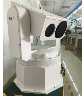 سیستم دوربین مدار بسته مرزی سفید PTZ دوربین امنیتی تصویربرداری حرارتی