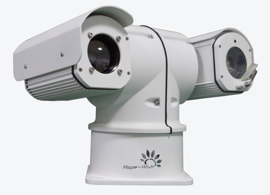 دوز سنسور IP PTZ دوربین تصویربرداری حرارتی برای 5km امنیت مرزی
