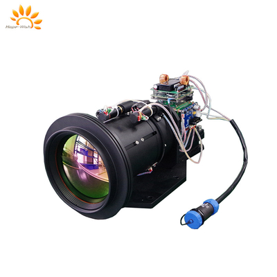 PTZ Sensor Cooled Thermal Imaging Camera دوربین مادون قرمز 90 درجه محدوده شیب 0.05lux Min روشنایی