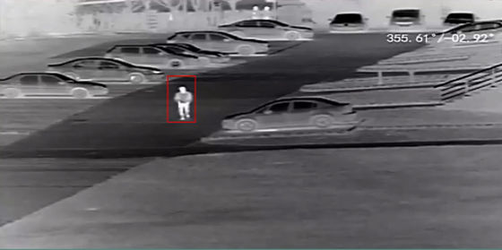 دوربین حرارتی دوگانه نصب شده بر روی ماشین IP66