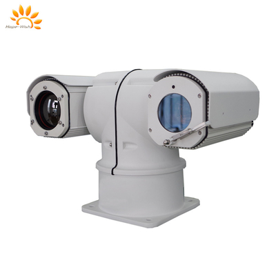 دوربین PTZ فروریزه دقیق دو سنسور T شکل دوربین حرارتی لیزر IP67 با درجه 360 درجه Pan Range