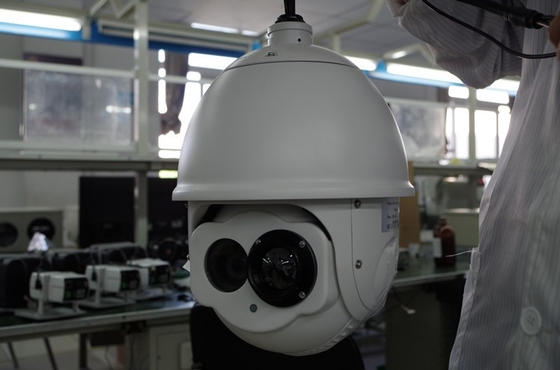 دوربین فیلمبرداری با سرعت بالا HD Dome IP IR PTZ 600M 2.1 MP برای نظارت بر کارخانه